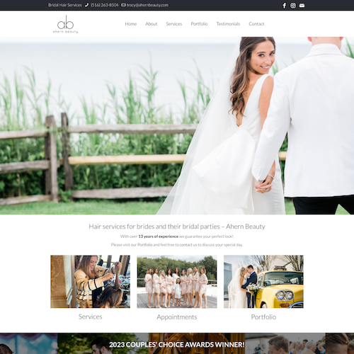 Makeup website designed by Island Web Solutions for a Long Island beauty brand